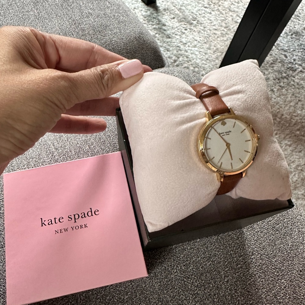 Brand new Kate Spade Tan Leather Watch